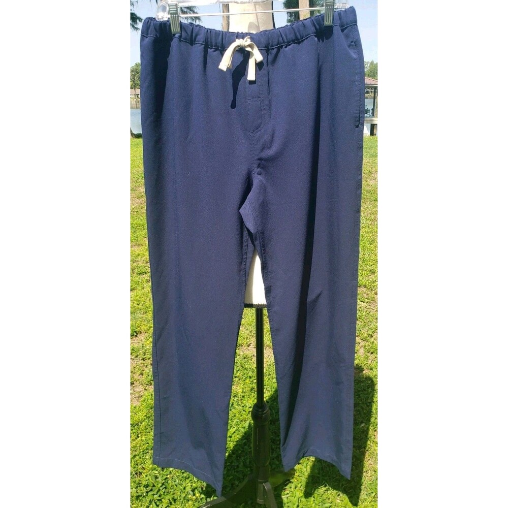 FIGS Pisco Technical Collection Scrub Pants Navy FM4500 Mens Large Medical Nurse